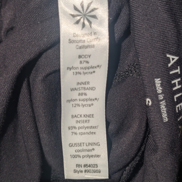 Athleta Women's Leggings Relay Tight Reflective Black Size Small New Without Tag - Picture 9 of 16